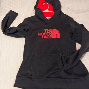 The North Face Black and Red Hoodie